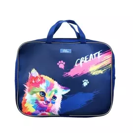 Папка с ручками текстиль а4 70мм 350*270 calligrata дев