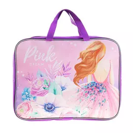 Папка для труда, а4, текстильная, 35277 см, pink dream