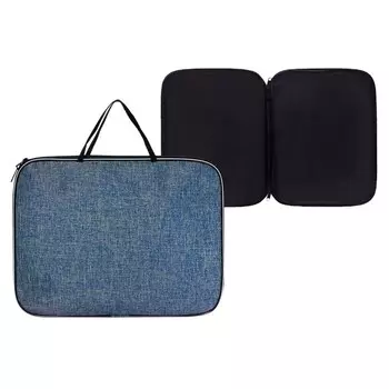 Папка с ручками текстильная а4, calligrata