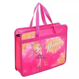 Папка школьная calligrata, пластик, с ручками,