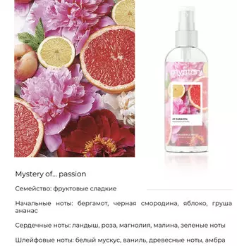 Парфюмерный спрей-мист для женщин Цветы,Сочные ягоды,Фрукты 100мл