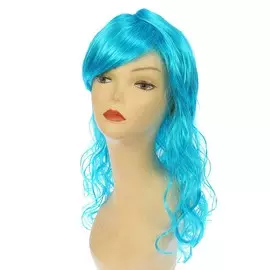 Парик мальвины голубой