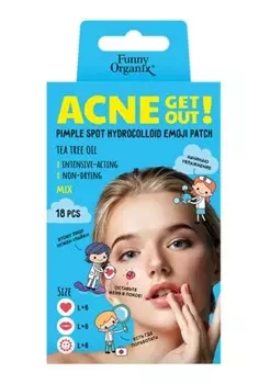 Патчи-эмодзи локальные с маслом чайного дерева (В упаковке 18 шт.) 11г