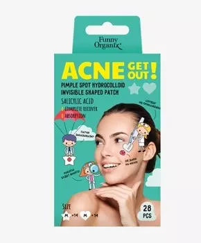 Патчи-невидимки фигурные с салициловой кислотой (в упаковке 28шт.)11г