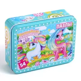 Пазл в металлической коробке