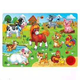 Пазл деревянный музыкальный