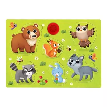 Пазл деревянный с чипом