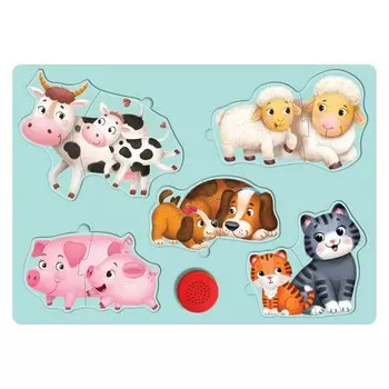 Пазл деревянный с чипом