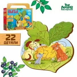 Пазл фигурный. по мотивам русской народной сказки