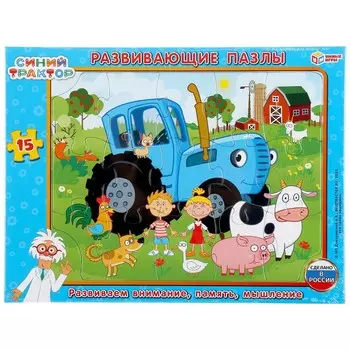 Пазл настольный Синий ТРАКТОР, Умные игры 4680013713751