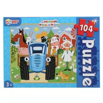Пазл настольный СИНИЙ ТРАКТОР, Умные игры 4630115523512