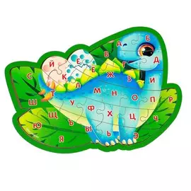 Алфавит русский с пазлом