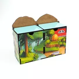 Пазл-сортер комодик