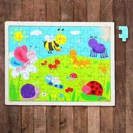 Пазл в деревянной рамке