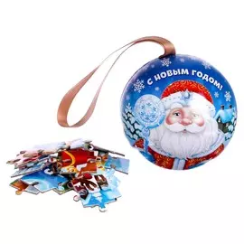 Пазл в елочном шаре