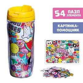 Пазл в термостакане