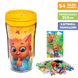Пазл в термостакане