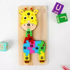 Пазлы по цифрам объёмные