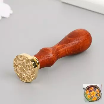 Печать для сургуча с деревянной ручкой