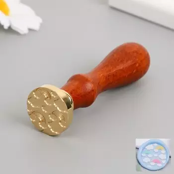 Печать для сургуча с деревянной ручкой