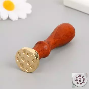 Печать для сургуча с деревянной ручкой