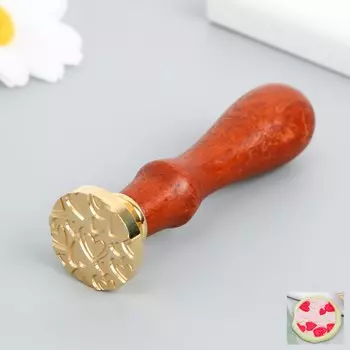 Печать для сургуча с деревянной ручкой