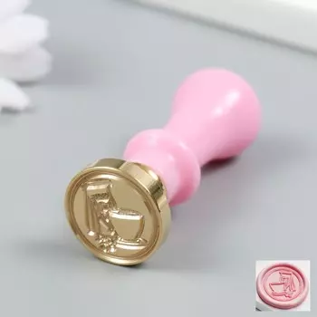 Печать для сургуча с пластиковой ручкой