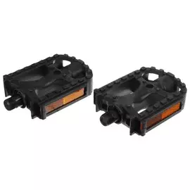 Педали graffiti, 13.6 мм, с подшипником, пластик/сталь