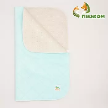 Пеленка для животных многоразовая впитывающая, 70 х 60 см, мятная