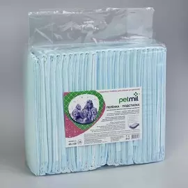 Пеленки впитывающие целлюлозные 60 х 120 см (в наборе 25 шт)