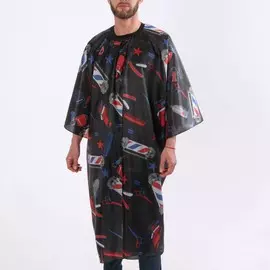 Пеньюар парикмахерский, черный