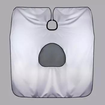 Пеньюар парикмахерский, с окном, белый