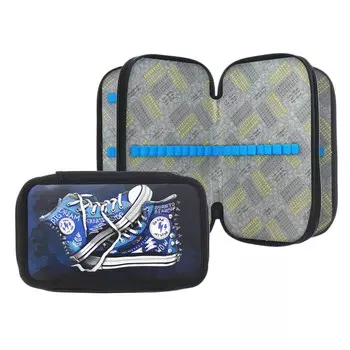 Пенал 3 секции, 125 х 205 х 55 мм, calligrata 30п26/3