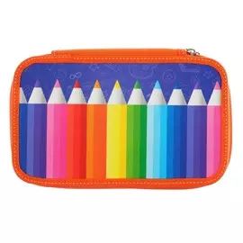 Пенал 3 секции 125 х 205, ламинированный картон calligrata, универсальный