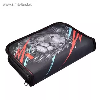 Пенал школьный, 3 секции, 14214 см