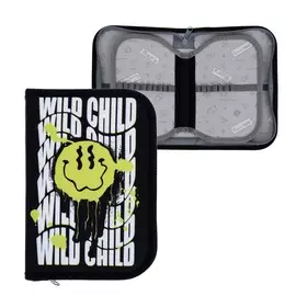 Пенал 3 секции, вкладка внутри, ткань calligrata block