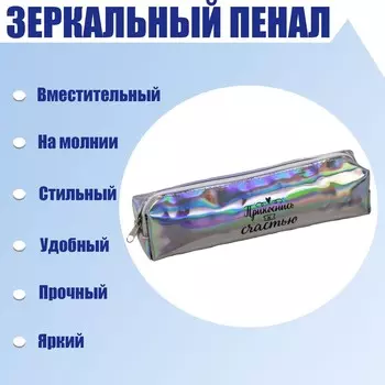 Пенал школьный, искусственная кожа