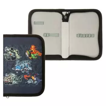 Пенал школьный на молнии 13 х 19,5 см