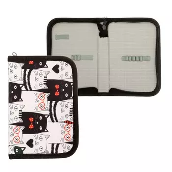 Пенал школьный на молнии 13 х 19,5 см