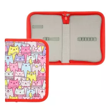 Пенал школьный на молнии 13 х 19,5 см