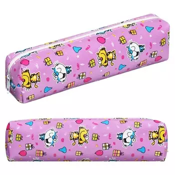 Пенал школьный на молнии calligrata