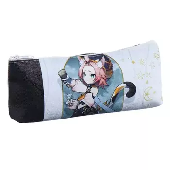 Пенал школьный на молнии calligrata