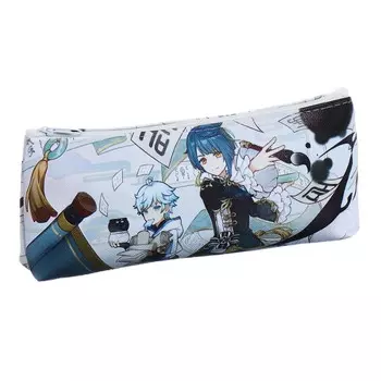 Пенал школьный на молнии calligrata