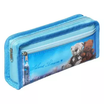 Пенал школьный на молнии calligrata