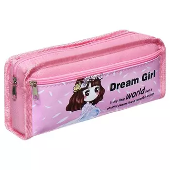 Пенал школьный на молнии calligrata