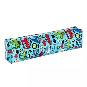 Пенал школьный на молнии calligrata