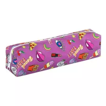 Пенал школьный на молнии calligrata