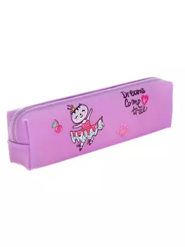 Пенал школьный на молнии calligrata