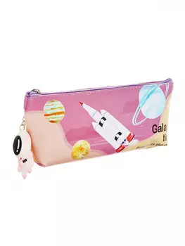 Пенал школьный на молнии calligrata