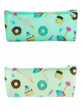 Пенал школьный на молнии calligrata